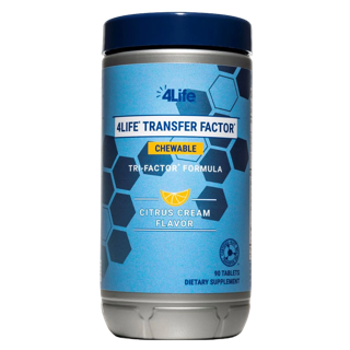 4Life Transfer Factor Chewable - Tabletas masticables para niños sabor naranja